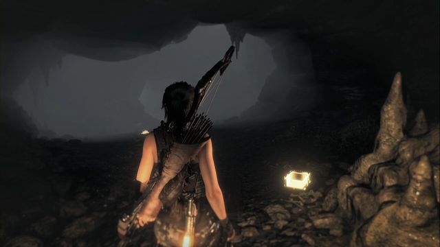 After you enter the cave to the Chamber of Exorcism - Rise of the Tomb Raider: Relics, Lost City secrets, locations, tips - Lost City - Rise of the Tomb Raider Guide