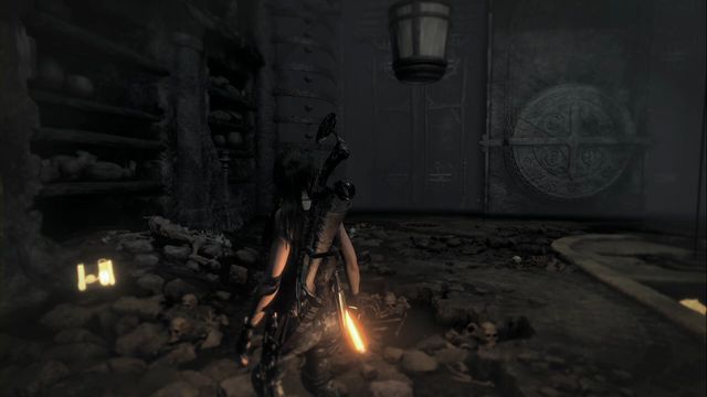 Downstairs, at the wall, right after you enter tomb Chamber of Exorcism - Rise of the Tomb Raider: Documents, Lost City secrets, locations, tips - Lost City - Rise of the Tomb Raider Guide