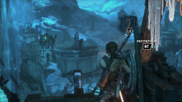 Target the stake and hold down the firing button, up until the moment, at which the stake gets within the range of the fired projectile. - Rise of the Tomb Raider: Challenges, Lost City secrets, map, locations, tips - Lost City - Rise of the Tomb Raider Guide