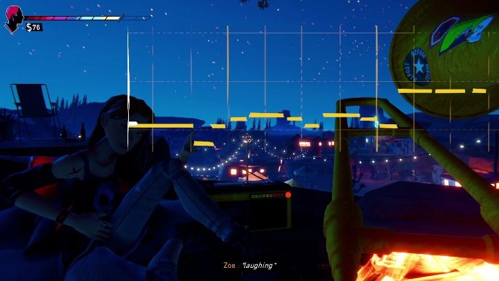 During the night, Zoe will wake you up, because she wants to play the trumpet with you - Road 96: Chapter 1 - walkthrough - Walkthrough - Road 96 Guide, Walkthrough