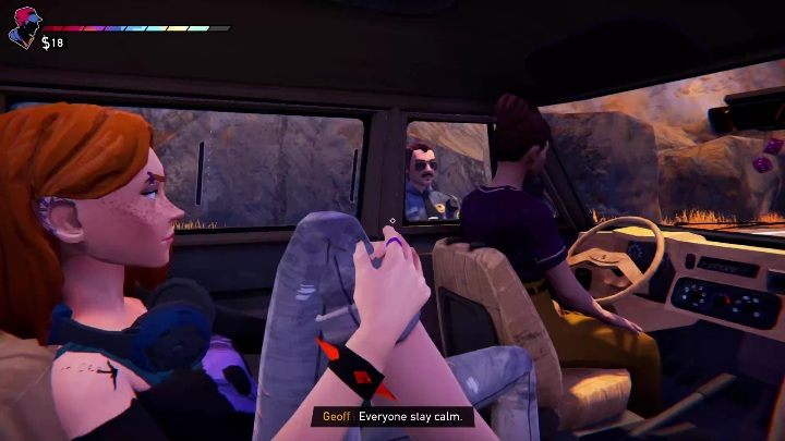 To your misfortune, you will be stopped by the police - Road 96: Chapter 2 - walkthrough - Walkthrough - Road 96 Guide, Walkthrough