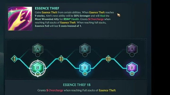 In the picture above, you will find our suggested way of developing Ahri' - Ruined King: Ahri - character build, skills, runes - Buildy - Ruined King Guide