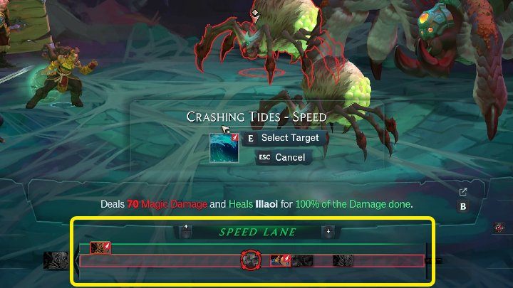 Lane skills allow the characters to move up and down the Initiative bar to reduce the skill use time (Speed Lane) or to enhance the effect of the used skill (Power Lane) - Ruined King: Combat - Basics - Ruined King Guide