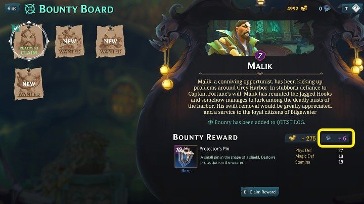 The second way to earn Black Marks in the game Ruined King: A League of Legends Story is by completing additional quests - Bounties - Ruined King: Black Marks - how to get? - FAQ - Ruined King Guide