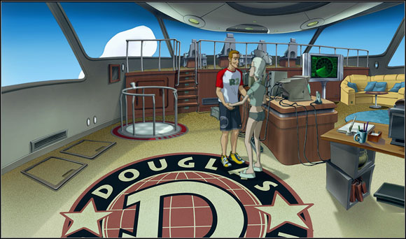 Up there was Sushi waiting for him - Hello my old friends - Chapter V: Shipped to the Past - Runaway 2: The Dream of the Turtle - Game Guide and Walkthrough