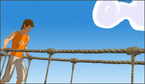 1 - Getting out of the jungle - Chapter I: Trapped in the jungle - Runaway 2: The Dream of the Turtle - Game Guide and Walkthrough