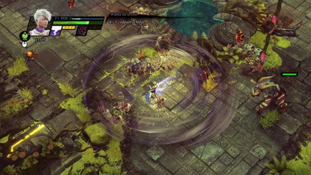 the whirlwind caused by the Divine aura on the rims and, occasionally inside also. - Claire, Serafia paladin - Characters - Sacred 3 - Game Guide and Walkthrough