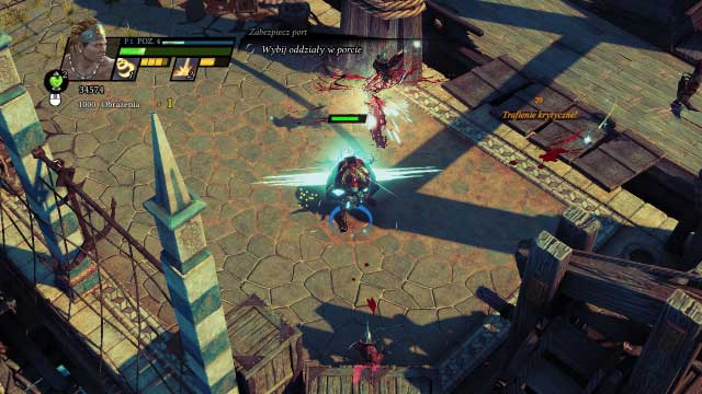 The opponent charging his attack. - Quay of Pelias - Campaign mode - Sacred 3 - Game Guide and Walkthrough