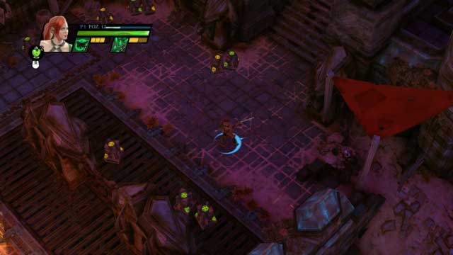 Under the baldachin there is an obstacle - destroying it gives you access to a big treasure chest. - Palambron Fortress - Campaign mode - Sacred 3 - Game Guide and Walkthrough