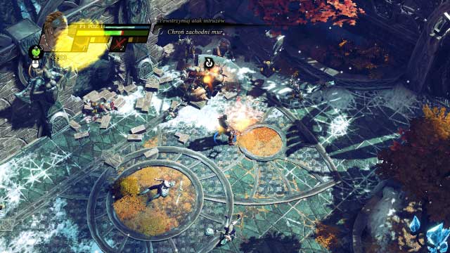 The wall defense boils down to surviving several waves of attack. - Icecreek Sanctuary - Campaign mode - Sacred 3 - Game Guide and Walkthrough