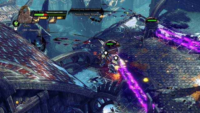 You will reach the location shown in the screenshot - Icecreek Sanctuary - Campaign mode - Sacred 3 - Game Guide and Walkthrough