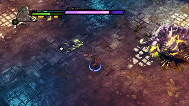 The beast, right before spitting poison. - Enigmars Fortress - Campaign mode - Sacred 3 - Game Guide and Walkthrough