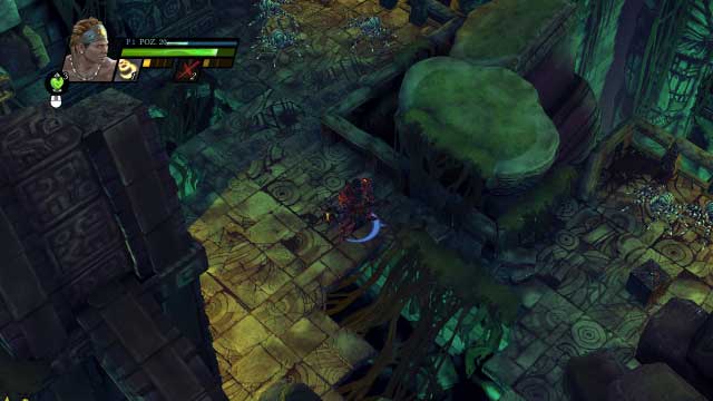 After you open the gate, go ahead until you get into the room shown in the screenshot (along your path, you will have to defeat an elite beast - in itself it is no threat) - Azabrak Ruins - Campaign mode - Sacred 3 - Game Guide and Walkthrough