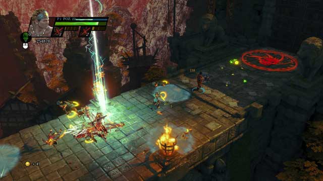 A quick sprint under the shots and you are safe. - Grey Veil - Campaign mode - Sacred 3 - Game Guide and Walkthrough