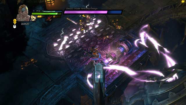 There is a pattern to the movement of the electric charge. - Grey Veil - Campaign mode - Sacred 3 - Game Guide and Walkthrough