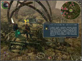 Talk to the Cult leader who is standing on the Marigold Fields [5] and then talk to Lieraz, who will join you to show you the patch to the desert - [SP] Chapter 6 Main quests - Shadow Path - Sacred 2: Fallen Angel - Game Guide and Walkthrough