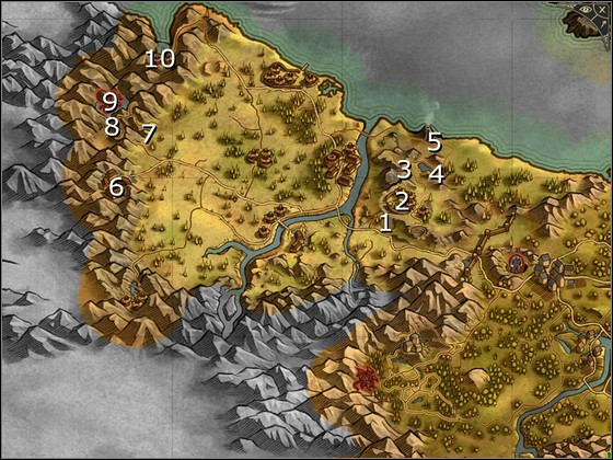 Just south of Ruka you will find a valley flooded with water [1] - [SP] Chapter 3 Main quests - Shadow Path - Sacred 2: Fallen Angel - Game Guide and Walkthrough