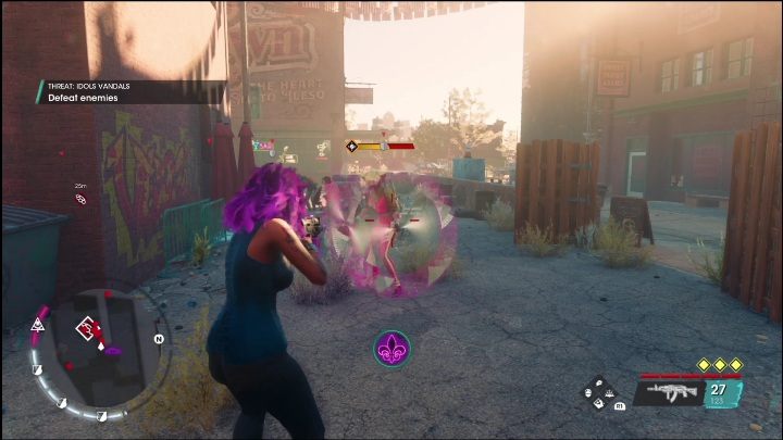 Location: The central part of the location, near the Buckaroo Leggings store - Saints Row 2022: Threats (West Old Town) - list and description of activity - West Old Town - Saints Row Guide, Walkthrough