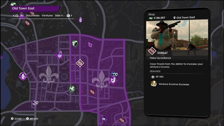3 - Saints Row 2022: Threats (East Old Town) - activity list - East Old Town - Saints Row Guide, Walkthrough