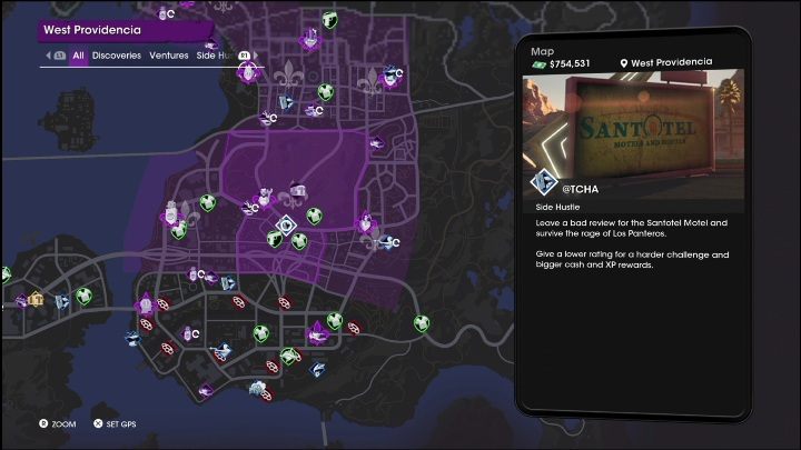 1 - Saints Row 2022: Side Hustles (West Providencia) - list and description of activity - West Providencia - Saints Row Guide, Walkthrough