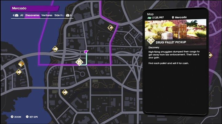 3 - Saints Row 2022: Discoveries (Mercado) - list and description of activity - Mercado - Saints Row Guide, Walkthrough