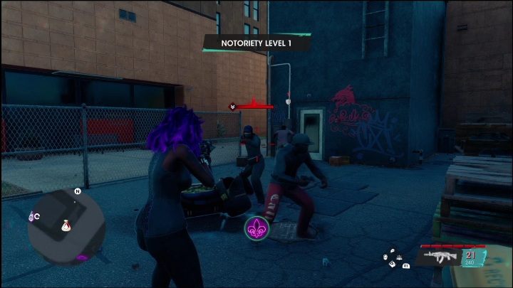 This side activity can be performed in the south-western part of the location - Saints Row 2022: Discoveries (East Marina) - list and description of activity - East Marina - Saints Row Guide, Walkthrough