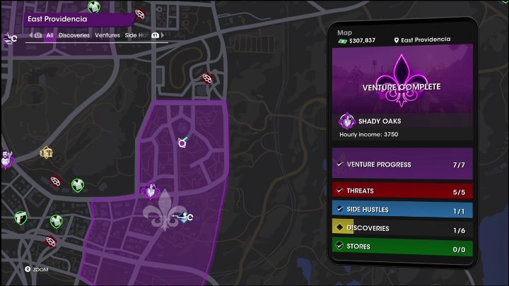 The Photo Hunting activity is located in the northern part of the East Providencia district - Saints Row 2022: Discoveries (East Providencia) - list and description of activity - East Providencia - Saints Row Guide, Walkthrough