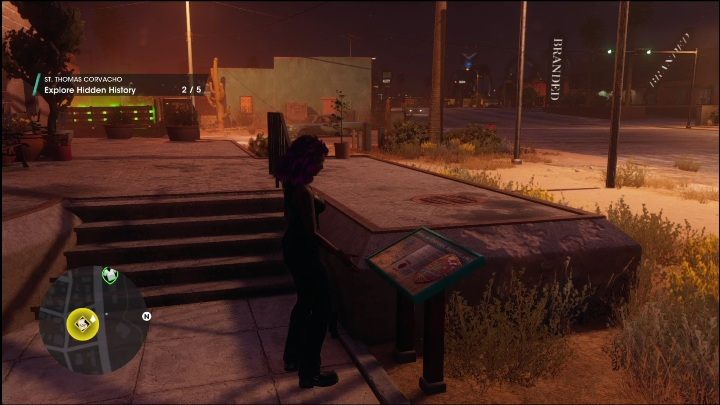 The next point is on the main road, right next to a small stone staircase - Saints Row 2022: Discoveries (East Providencia) - list and description of activity - East Providencia - Saints Row Guide, Walkthrough