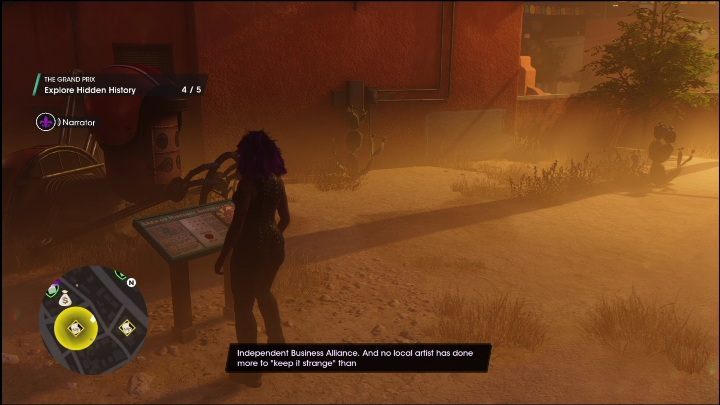 Two points are standing next to the red art installations - Saints Row 2022: Discoveries (West Providencia) - list and description of activity - West Providencia - Saints Row Guide, Walkthrough