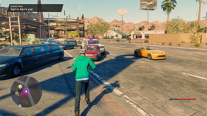 More hunters will arrive at the donut shop, on foot and in cars you can blow up before they get out - Saints Row 2022: Donut Run - walkthrough - Walkthrough - Saints Row Guide, Walkthrough