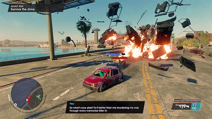 Kev will start driving towards the Wanted app's devs - Saints Row 2022: Donut Run - walkthrough - Walkthrough - Saints Row Guide, Walkthrough