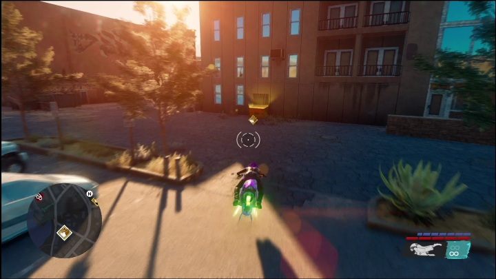 To complete this activity, you only need to search the dumpster that glows gold - Saints Row 2022: Discoveries (West Old Town) - list and activity descriptions - West Old Town - Saints Row Guide, Walkthrough