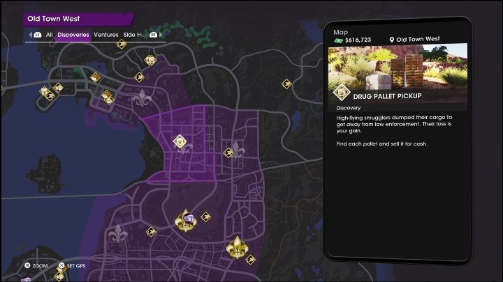 4 - Saints Row 2022: Discoveries (West Old Town) - list and activity descriptions - West Old Town - Saints Row Guide, Walkthrough