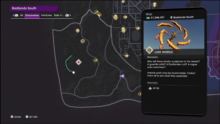 7 - Saints Row 2022: Discoveries (Badlands South) - list and description of activity - Badlands South - Saints Row Guide, Walkthrough