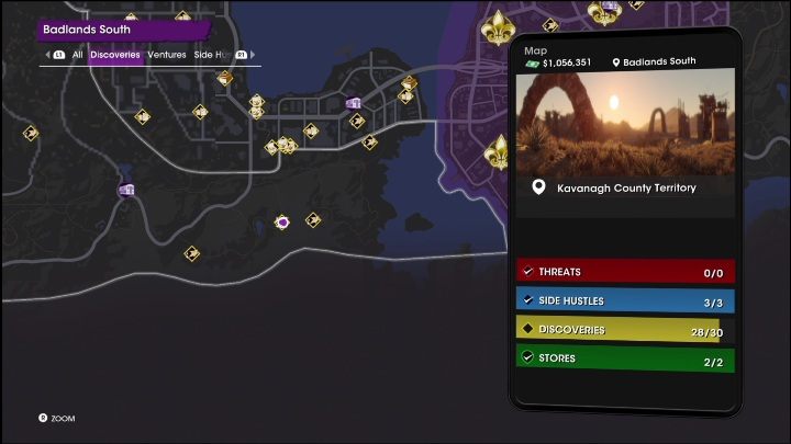 15 - Saints Row 2022: Discoveries (Badlands South) - list and description of activity - Badlands South - Saints Row Guide, Walkthrough