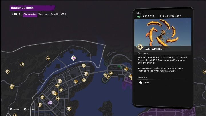 1 - Saints Row 2022: Discoveries (Badlands North) - list and description of activity - Badlands North - Saints Row Guide, Walkthrough