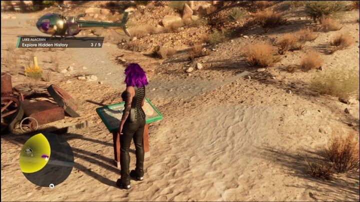 Three of the buttons are right in the middle of the activity's area - Saints Row 2022: Discoveries (Badlands North) - list and description of activity - Badlands North - Saints Row Guide, Walkthrough