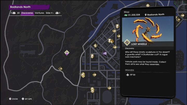 10 - Saints Row 2022: Discoveries (Badlands North) - list and description of activity - Badlands North - Saints Row Guide, Walkthrough