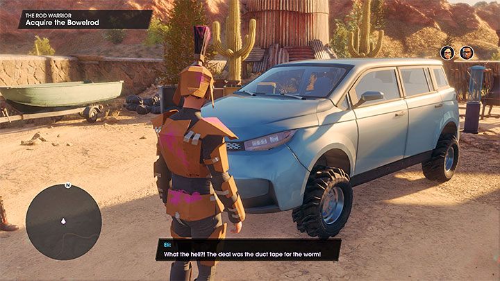 The Bowelrod is just a regular Sojourn van you must transform into a "war machine" - Saints Row 2022: The Rod Warrior - walkthrough - Walkthrough - Saints Row Guide, Walkthrough