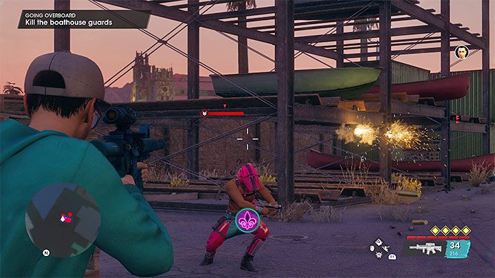 Meet up with the Saints at the church to discuss the plan - Saints Row 2022: Going Overboard - walkthrough - Walkthrough - Saints Row Guide, Walkthrough