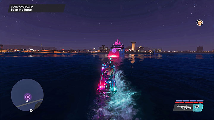 You can reach the yacht thanks to the ramp pictured above - Saints Row 2022: Going Overboard - walkthrough - Walkthrough - Saints Row Guide, Walkthrough