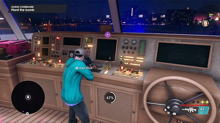 Take the disarmed bomb to the yacht's bridge - Saints Row 2022: Going Overboard - walkthrough - Walkthrough - Saints Row Guide, Walkthrough