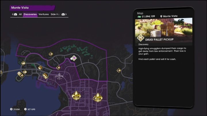 3 - Saints Row 2022: Discoveries (Monte Vista) - list and description of activity - Monte Vista - Saints Row Guide, Walkthrough