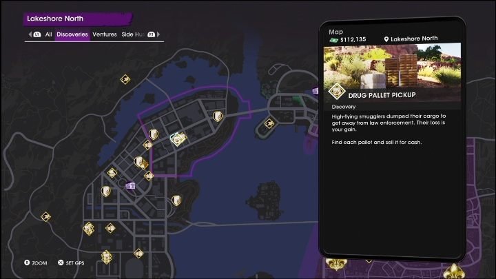 2 - Saints Row 2022: Discoveries (Lakeshore North) - list and description of activity - Lakeshore North - Saints Row Guide, Walkthrough