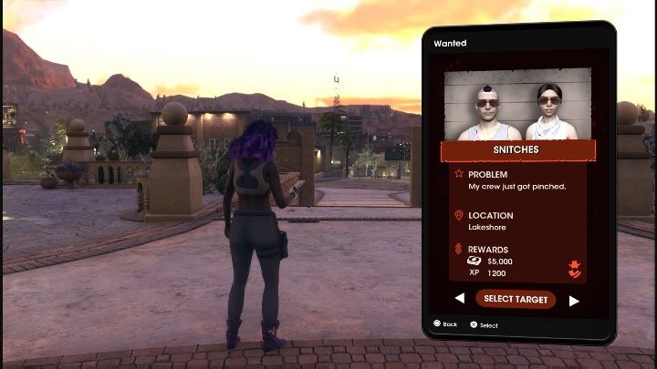 To start Snitches activity, open your phone and click on the Wanted app and choose Snitches - Saints Row 2022: Snitches - how to complete? - Wanted - Saints Row Guide, Walkthrough