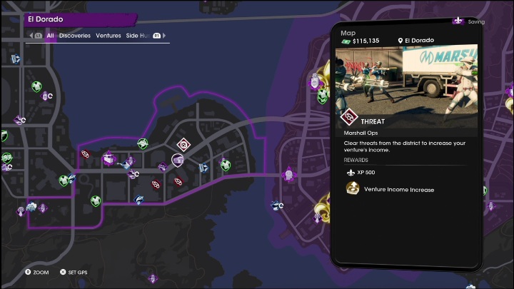 1 - Saints Row 2022: Threats (El Dorado) - list and description of activity - El Dorado - Saints Row Guide, Walkthrough