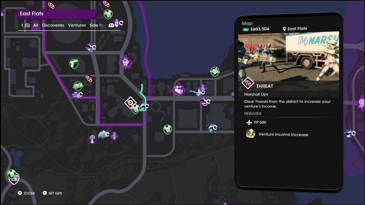 1 - Saints Row 2022: Threats (East Flats) - list and description of activity - East Flats - Saints Row Guide, Walkthrough