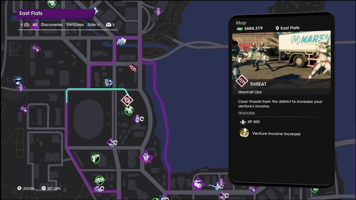 3 - Saints Row 2022: Threats (East Flats) - list and description of activity - East Flats - Saints Row Guide, Walkthrough