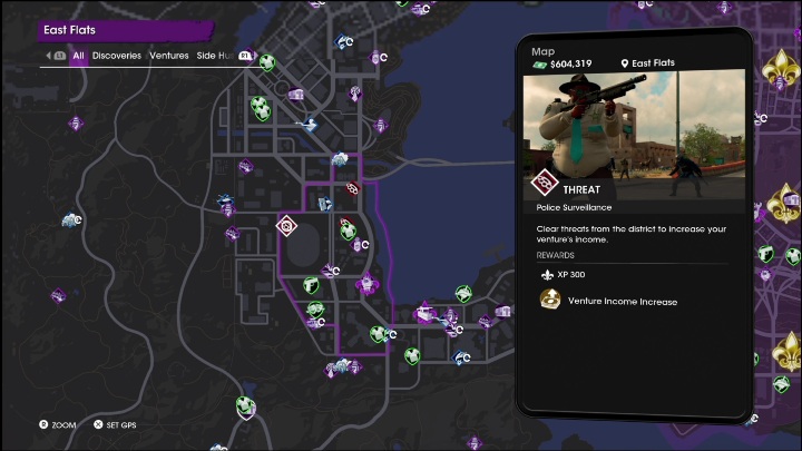 4 - Saints Row 2022: Threats (East Flats) - list and description of activity - East Flats - Saints Row Guide, Walkthrough