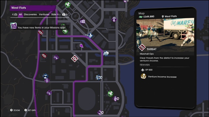 1 - Saints Row 2022: Threats (West Flats) - list and description of activity - West Flats - Saints Row Guide, Walkthrough